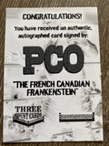 PCO Autographed Limited Edition Trading Card