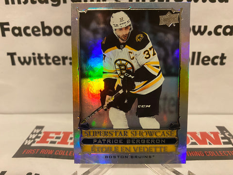 Patrice Bergeron 2021-22 Upper Deck Tim Hortons Superstar Showcase SS-12