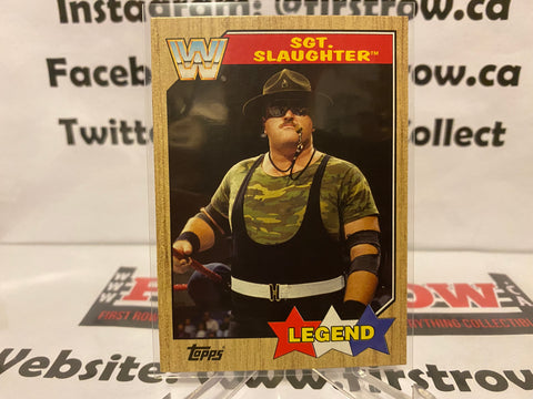 2017 Topps Heritage WWE Wrestling #93 Sgt. Slaughter