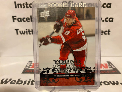 2008-09 UD Upper Deck Young Guns Justin Abdelkader Rookie RC #211
