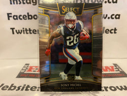 Sony Michel 2018 Panini Select Concourse Level Rookie RC No.87