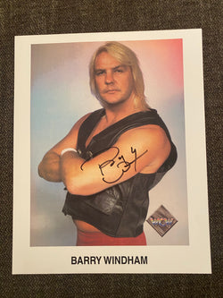 Barry Windham Autographed 8x10 Wrestling Photo - First Row Collectibles