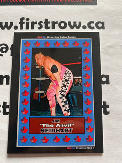 Jim “The Anvil” Neidhart 2021 CanAm Wrestling Retro Series Card - First Row Collectibles