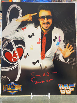 Jimmy Hart signed WWF WWE Hall of Fame 8x10 Wrestling Photo