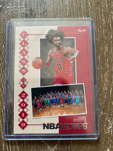 Coby White 2019-20 NBA Hoops Class Of 2019 RC Rookie #13 Chicago Bulls