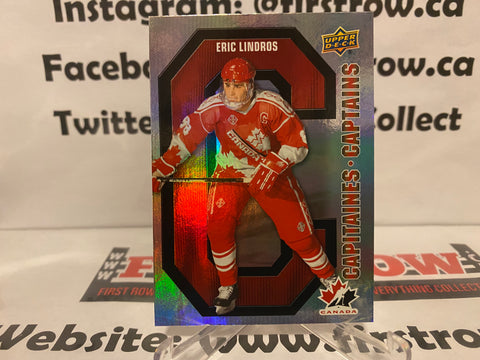 Eric Lindros 2021-22 Upper Deck Tim Hortons Team Canada Captains CC-10