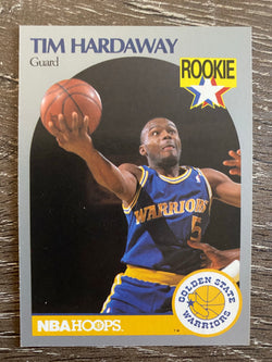 Tim Hardaway 1990-91 NBA Hoops #113 Rookie Card