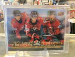 2021-22 UD Tim Hortons Team Canada Trios WEBER STAAL TOEWS T-14