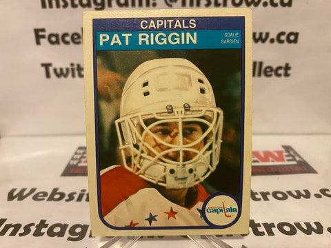 1982-83 O-Pee-Chee Hockey - Pat Riggin #372