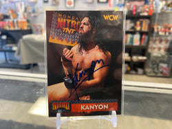 Chris Kanyon signed 1999 WCW Topps Wrestling Card