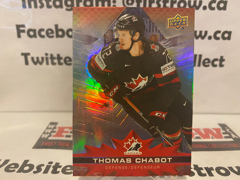 Thomas Chabot 2021-22 Upper Deck Tim Hortons Team Canada #68