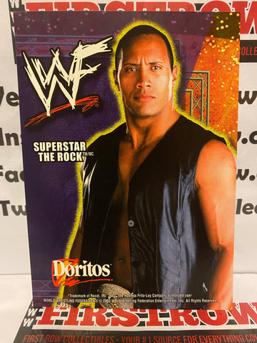 2002 Doritos Canada The Rock 5x7 Promo Card WWF WWE