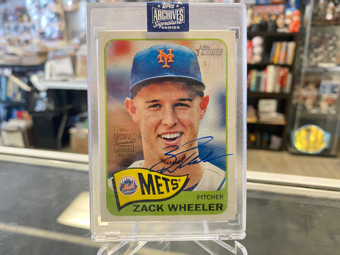 2020 Topps Archives Zack Wheeler Auto /31