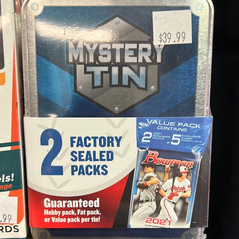 Baseball Mystery Tin