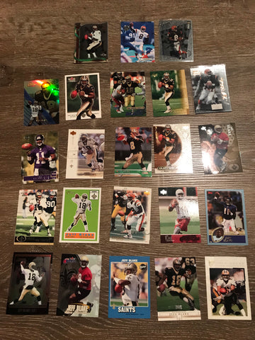 Jeff Blake NFL Football 23 Card Lot