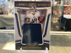 2021 Panini Playbook Mammoth Material Gold /99 Dez Fitzpatrick Rookie RC