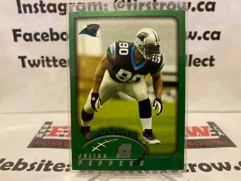 2002 Topps Julius Peppers Rookie Card RC #359 Carolina Panthers NFL