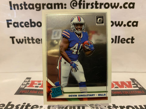 2019 Panini Donruss Optic Rated Rookie Devin Singletary #178 RC | Buffalo Bills