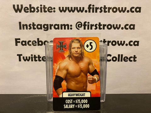 Triple H 2007 Specialty Board Games WWE DVD Board Game Card