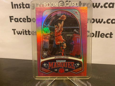 Jaxson Hayes 2019-20 Panini Chronicles Marquee Pink Rookie Card SP