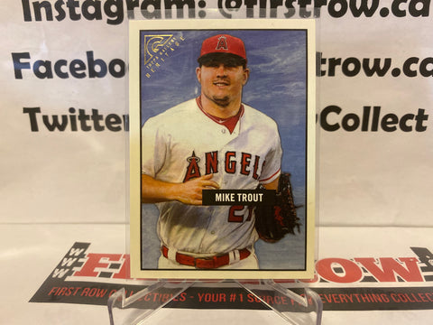 2017 Topps Gallery Heritage #H38 Mike Trout