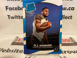 OJ Howard 2017 Panini Donruss Rated Rookie Tampa Bay Buccaneers RC #342