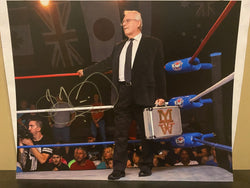 JJ Dillon signed 8x10 Wrestling Photo