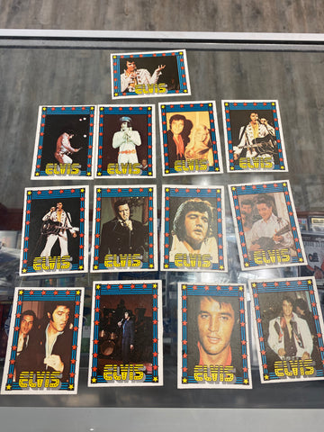 ELVIS PRESLEY 1978 Monty Gum (13) Cards Blank Back Trading Cards