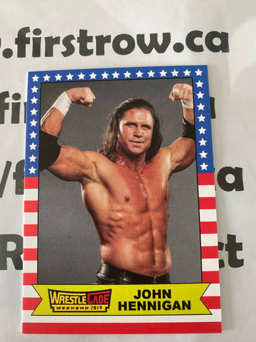 John Hennigan 2019 WrestleCade Weekend Card - First Row Collectibles