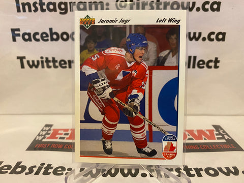 1991-92 Upper Deck Jaromir Jagr Canada Cup Hockey Card #20