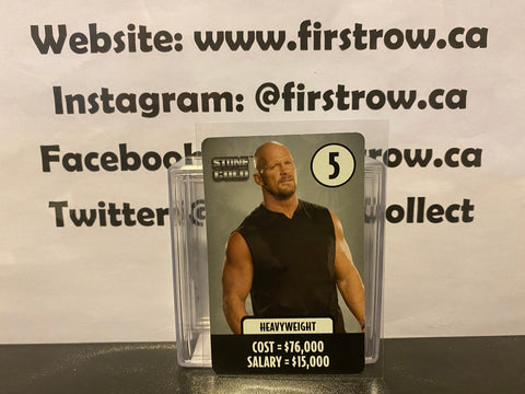 Stone Cold Steve Austin 2007 Specialty Board Games WWE 3rd Edition Board Game Card