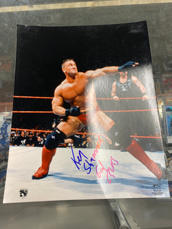 Ken Shamrock signed WWE WWF 8x10 Wrestling Photo