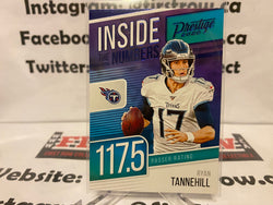 2020 Panini Prestige Inside the Numbers Xtra Points Blue Ryan Tannehill #IN-RT