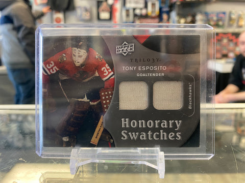 TONY ESPOSITO 2009-10 Upper Deck UD Trilogy Honorary Swatches #HS-TE
