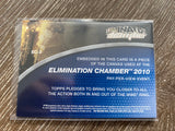 WWE Triple H EC-3 Elimination Chamber 2010 Topps Event Used Mat Relic Card