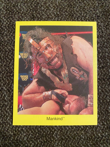 Mankind WWF WWE 1998 Cardinal Wrestling Card