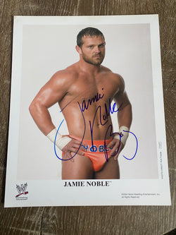 Jamie Noble signed WWE 8x10 Promo Photo WWF