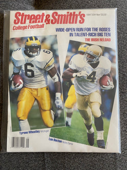 Street & Smith's College Football 1994 - Tyrone Wheatley & Lee Becton