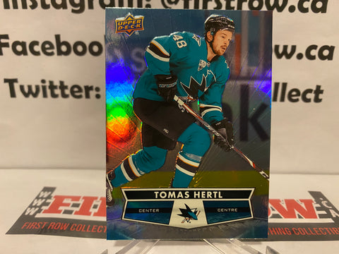 Tomas Hertl 2021-22 Upper Deck Tim Hortons Hockey Card #48