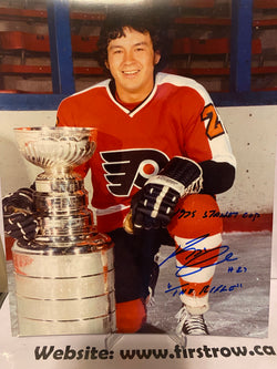 Reggie Leach signed Philadelphia Flyers 8x10 Photo