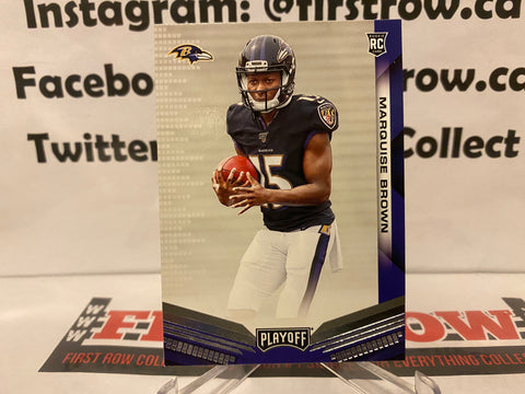 2019 Panini PLAYOFF #207 MARQUISE BROWN RC Rookie Baltimore Ravens