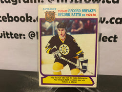 Ray Bourque 1980-81 O-Pee-Chee #2 Boston Bruins 1979-80 Record Breaker