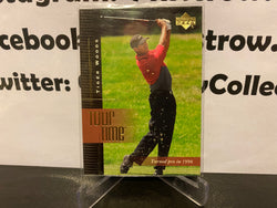 Tiger Woods 2001 Upper Deck Golf #176 Tour Time Card