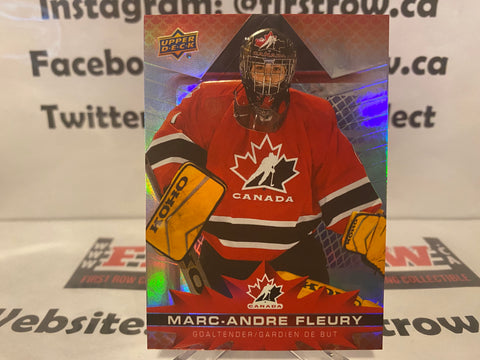 Marc-Andre Fleury 2021-22 Upper Deck Tim Hortons Team Canada #36