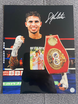 Steve Molitor signed Boxing 8x10 Photo