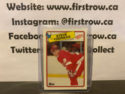 Steve Yzerman 1988-89 Topps Hockey #196 Detroit Red Wings