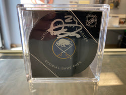 Dylan Cozens signed Buffalo Sabres Hockey Puck