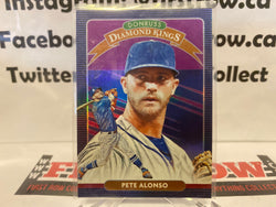 2020 Panini Donruss Diamond Kings Holo Purple Pete Alonso #7