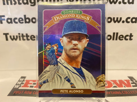 2020 Panini Donruss Diamond Kings Holo Purple Pete Alonso #7