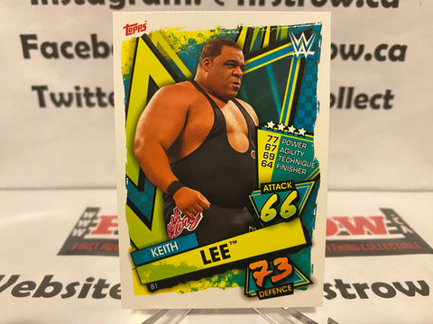 Keith Lee 2021 WWE Slam Attax #81